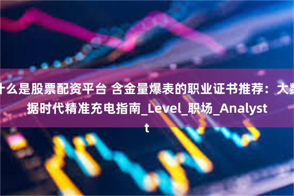 什么是股票配资平台 含金量爆表的职业证书推荐：大数据时代精准充电指南_Level_职场_Analyst