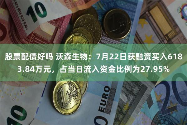 股票配债好吗 沃森生物：7月22日获融资买入6183.84万元，占当日流入资金比例为27.95%