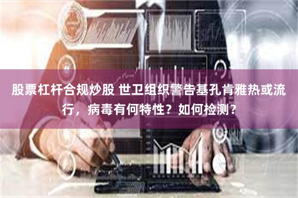 股票杠杆合规炒股 世卫组织警告基孔肯雅热或流行，病毒有何特性？如何检测？