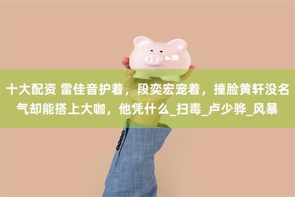十大配资 雷佳音护着，段奕宏宠着，撞脸黄轩没名气却能搭上大咖，他凭什么_扫毒_卢少骅_风暴